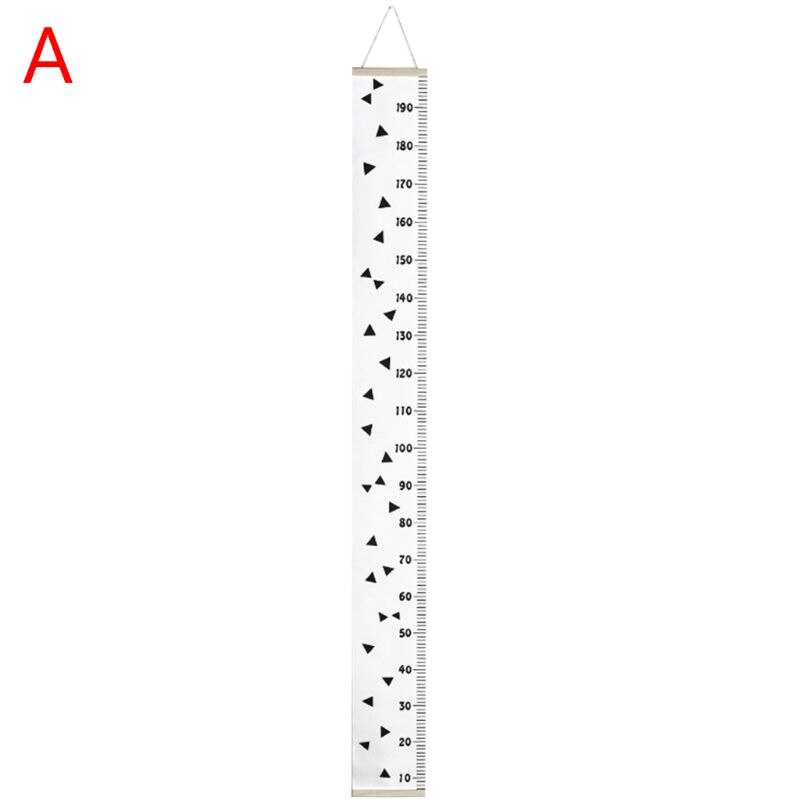200cm Child Height Ruler Kids Growth Chart Simple Room Decorate