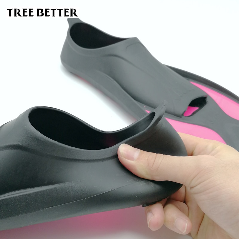 Boom Beter Zwemmen Vinnen Volwassen Snorkelen Voet Flipper Kids Duiken Vinnen Beginner Zwemmen Apparatuur Draagbare Korte Kikker Schoenen