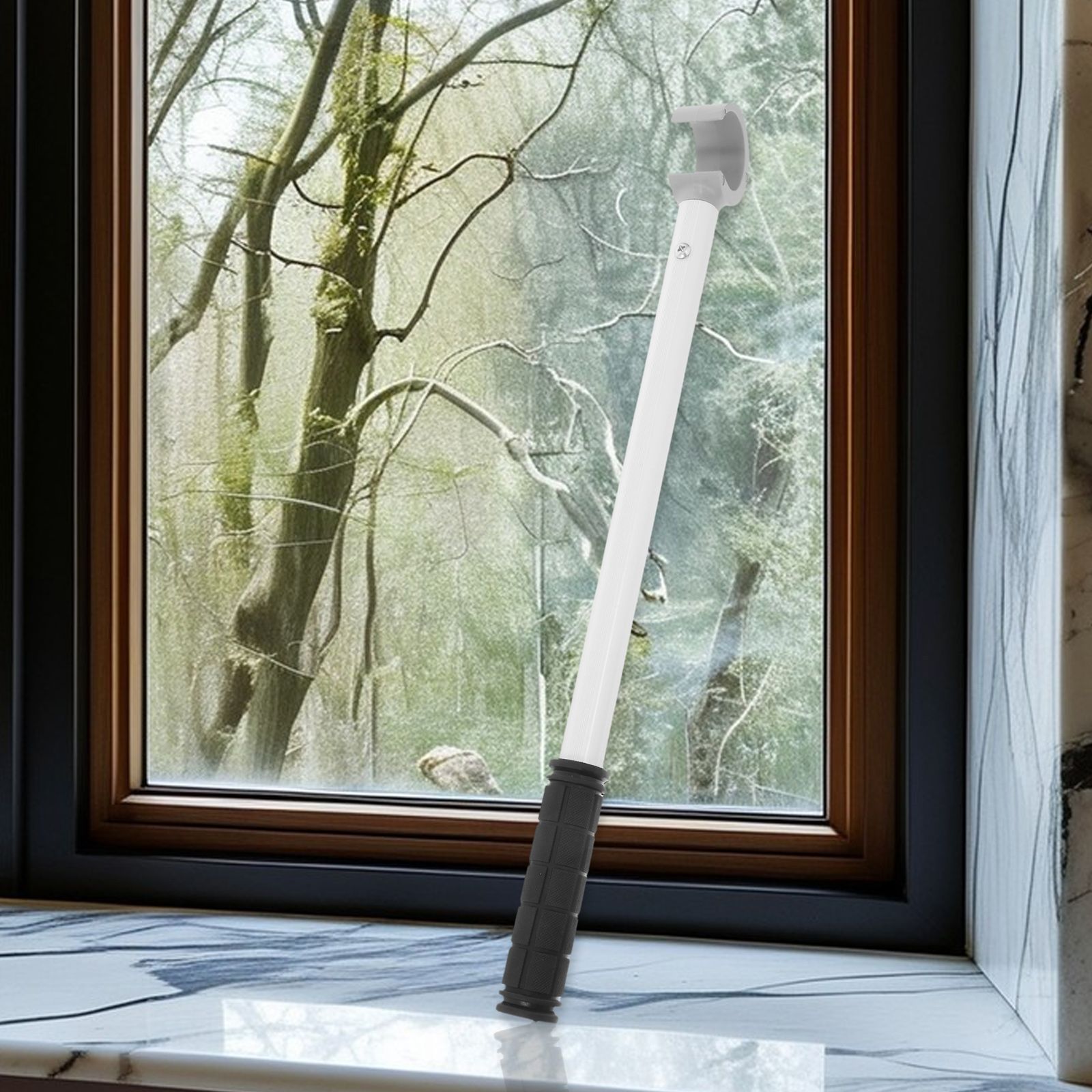 Extended Window Opener Rod Adjustable Aluminum Alloy Handle for Sliding Awning Blinds Easy Operation Home Decor Accessory