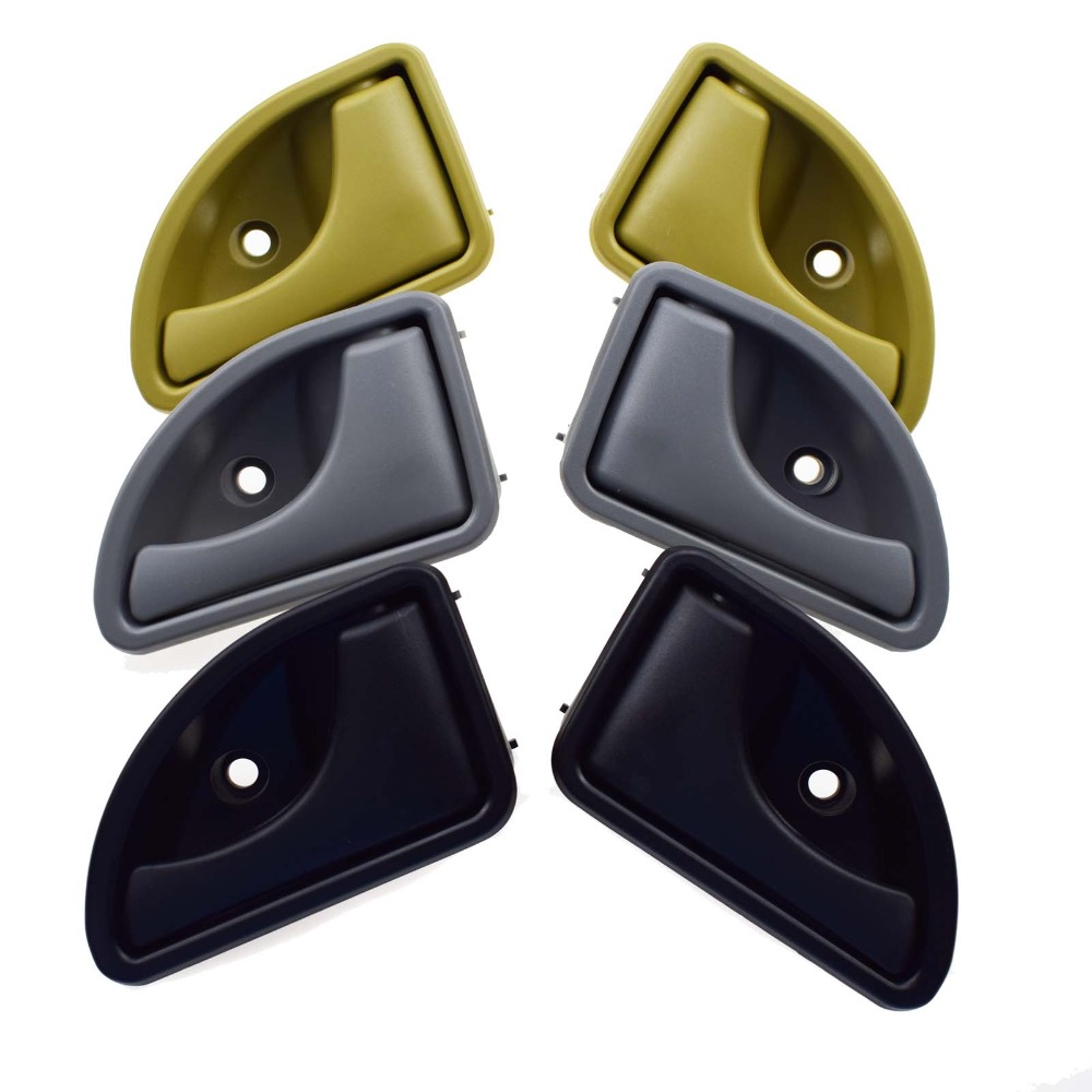 ISANCE For Renault 1997 Kangoo , 1993-2007 Twingo Interior Inside Interior Door Handle Front Right Left Beige Black Gray