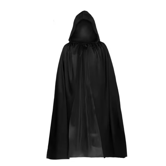 Costume cosplay di halloween: mietitore, terrificante costume da scheletro per bambini, mietitore per adulti, tunica da fantasma e falce: Blu