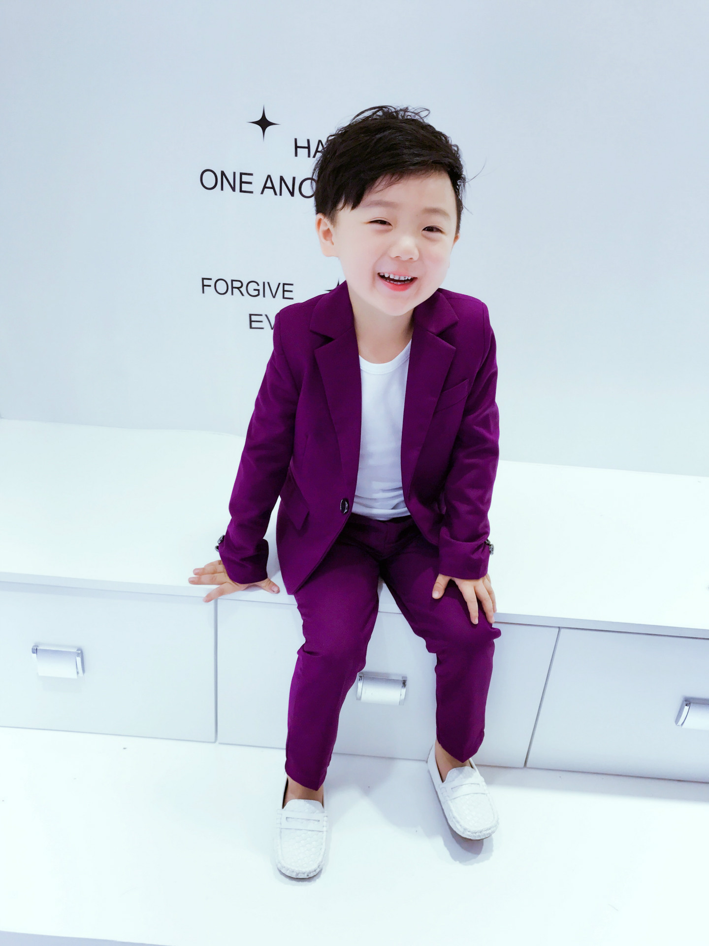 Conjuntos de traje Formal para niños, Blazer de flores, chaleco, pantalones, trajes para niños, traje delgado para de boda, 3 uds.