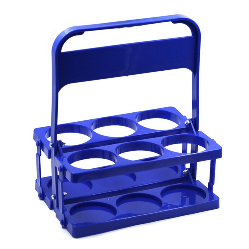 Reusable 6 Pack Beer Bottle Carrier Drink Caddy Holder Holding Container Durable Bar Liqueur Wine Beer Rack Basket Cup Organizer