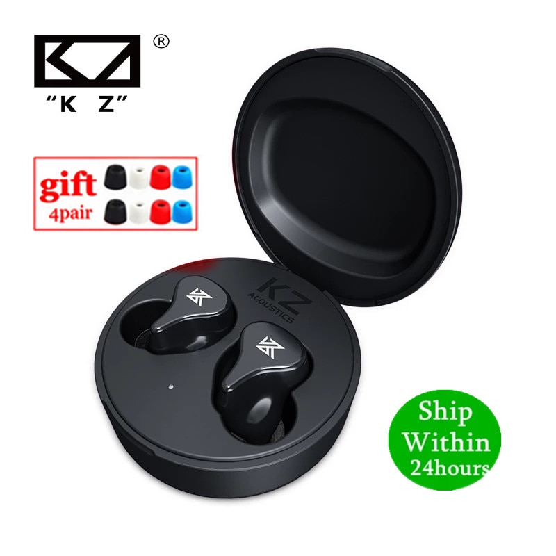 Kz Z1 Pro Tws Bluetooth 5.2 True Draadloze Koptelefoon Game Oordopjes Touch Control Noise Cancelling Sport Headset Kz S2 S1 zsx DQ6