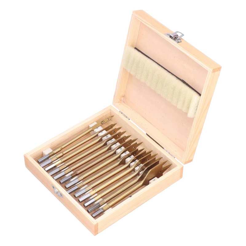 Paddle Flat Bits High Hardness Wide Application Carbon Steel Spade Drill Bit Set for Hole Cutter for Woodworking