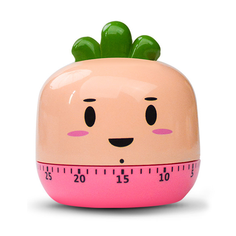 Mechanical Kitchen Timer with Cartoon Animal Pattern, Cooking Alarm Clock, Stimulating Countdown Timer, Conference Room Timer: Gold