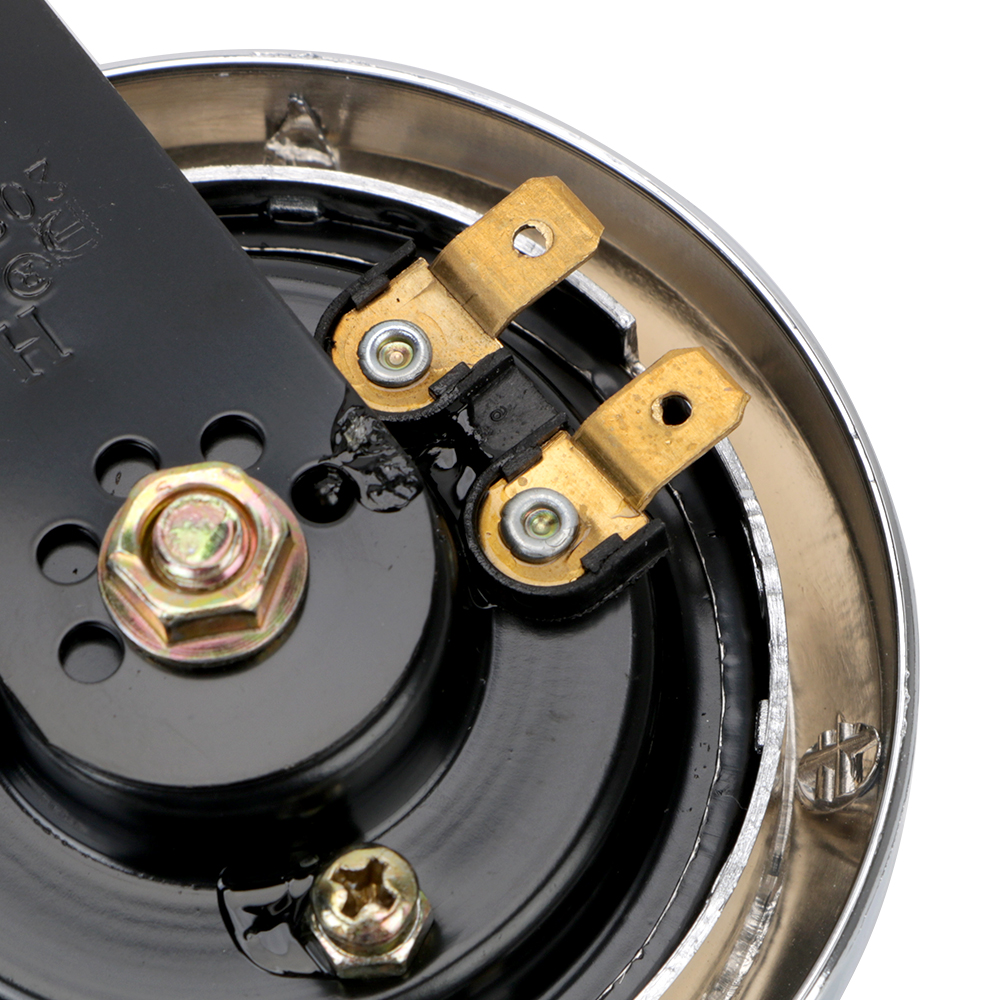 For Scooter Moped Dirt Bike ATV Waterproof Round Loud Horn Speakers Universal Motorcycle Electric Horn Kit 12V Horn 1.5A 105db