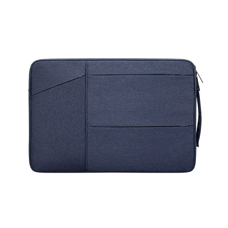 Saco do portátil 13 para macbook ar pro retina 13.3 14 15 15.6 16 polegada luva do portátil caso pc tablet caso capa para xiaomi ar hp dell: navy blue / 15.6 inch