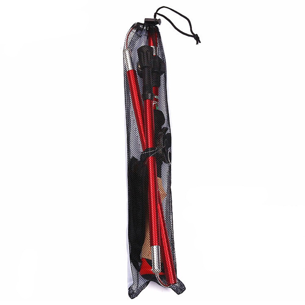 Bastones de Trekking de fibra de carbono, ultraligeros, plegables, para senderismo y correr