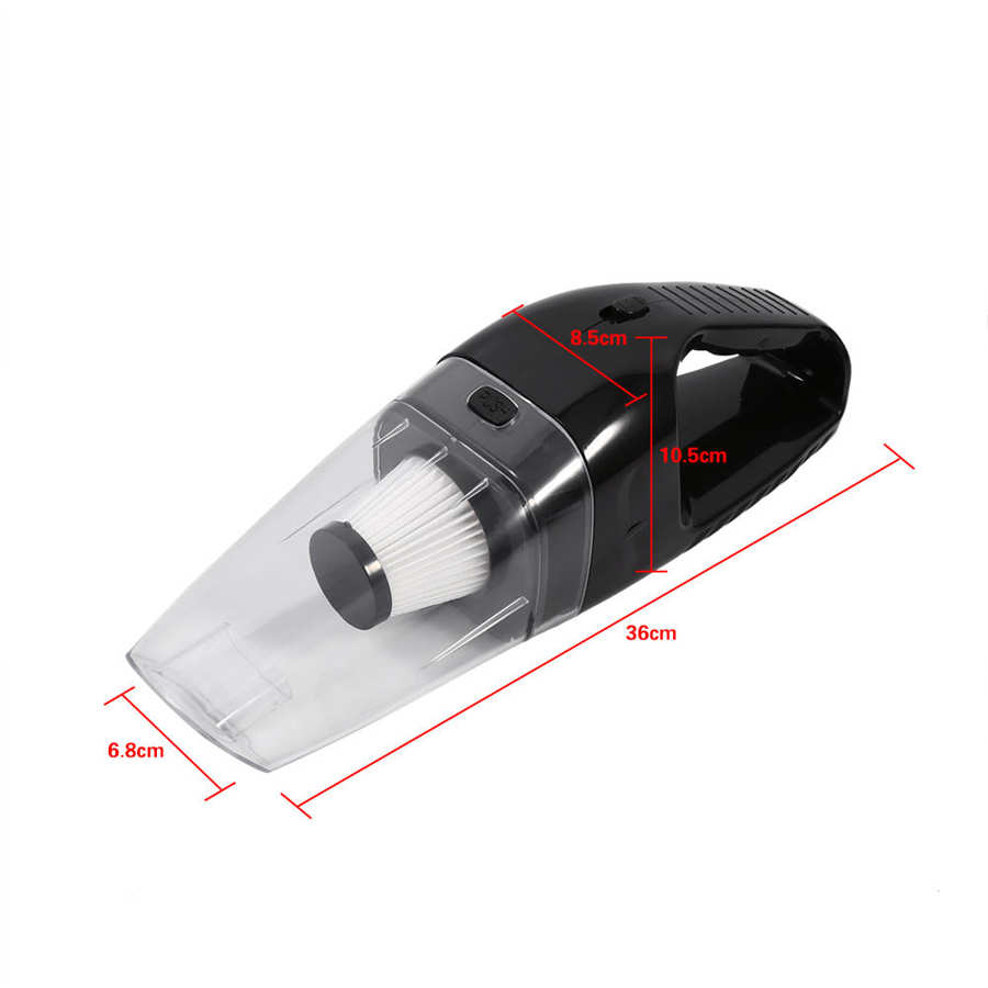 Hand Push Sweepers 3 Colors Useful 12V 120W Portable Handheld Wet & Dry Auto Car Vacuum Cleaner With 5m Cable Hand Push