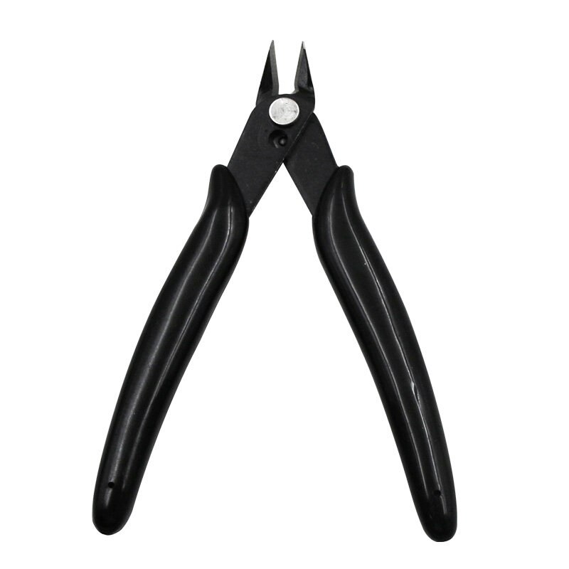 Elektrische draadkabelknippers zijkniptangen vlakke tangen handgereedschap tangen: Zwart