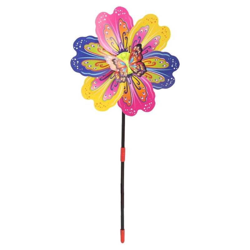 11 styles Optional Sunflower Windmill Rainbow Wind Spinner Pinwheel Home Garden Yard Decoration Children Kids Toy Outdoor: I