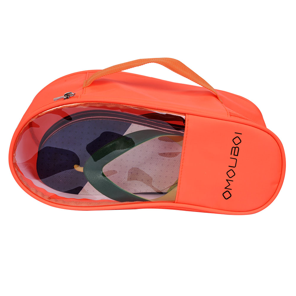 Strand & Outdoor Sandalen Schoenen Tas Waterdicht stofdicht Reizen Schoenen Zak Draagbare Schoen Organizer Kind Volwassen PVC Schoenen verpakking Zak: Oranje