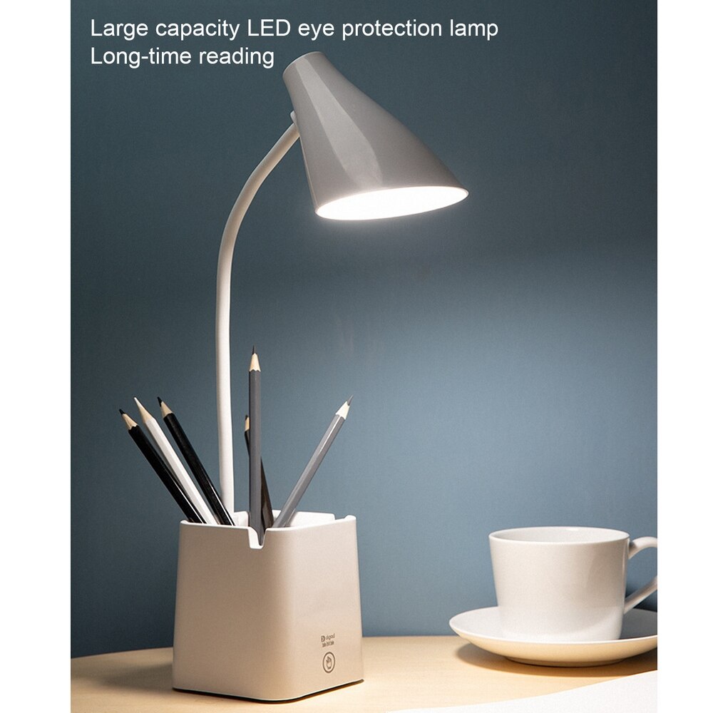 Led Smart Folding Tafellamp Oplaadbare Usb Oogbescherming Tafellamp Werk Lezen Index Lamp Thuis Slaapzaal Leren Lamp: Default Title