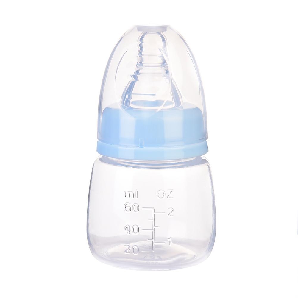 Naturlig følelse mini ammeflaske standard kaliber til nyfødt baby drikkevand, der fodrer mælk frugtsaft: C