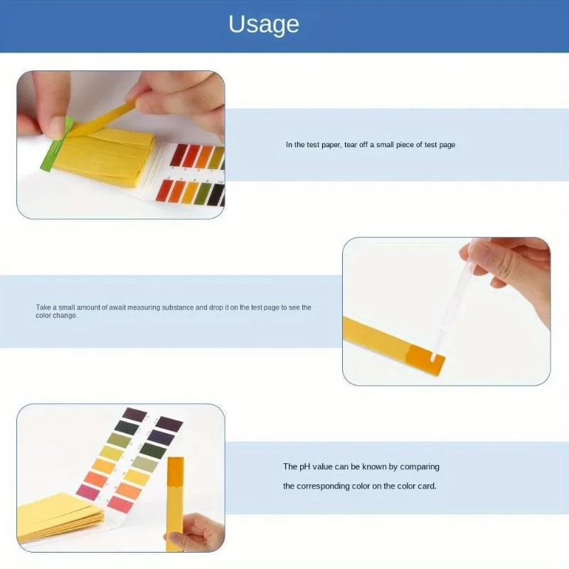 Litmis Testing Pool Water 1set PH Test Strip 1-14 Indicator Paper Lab Litmus... – Grandado