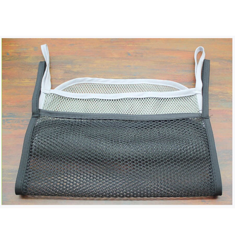 30*30cm baby klapvogn opbevaring mesh taske tilbehør sort trolley net lomme flaske ble opbevaring organizer taske holder