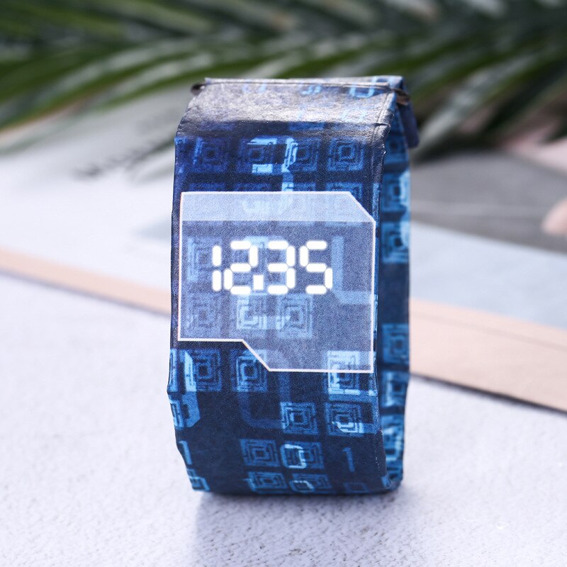 LED Paper Watch Waterproof Sport Men Women Watches Magnetic Closure Buckle Ultra Light Digital Watch relogio masculino feminino: 21