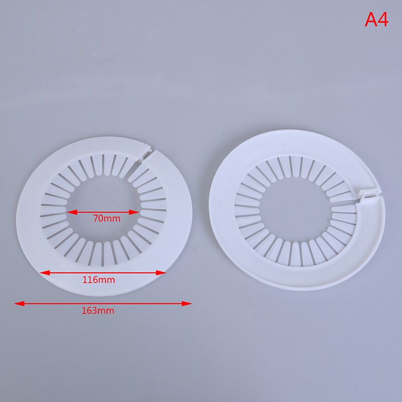 2 Stuks Muur Gat Duct Cover Douche Kraan Hoekstopkraan Pijp Plug Decoratie Cover Buisleidingen Accessoires: A4