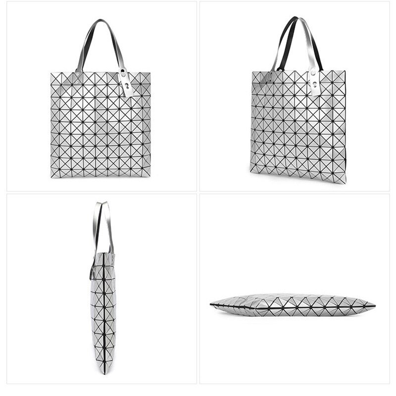 schulter Taschen 10*10 Netz Japan Stil Faltbare Weibliche Tasche Quadrat Dreieck aufbringen Einstellbare Schulter Gurt frauen handtaschen