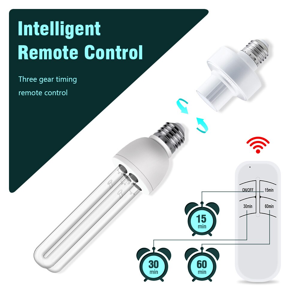 E27 UV Sterilisator Lampe 18W Hause Uv Desinfektion Bakterizide Lampe UVC Keimtötende Birne Sterilisator uv glühbirne