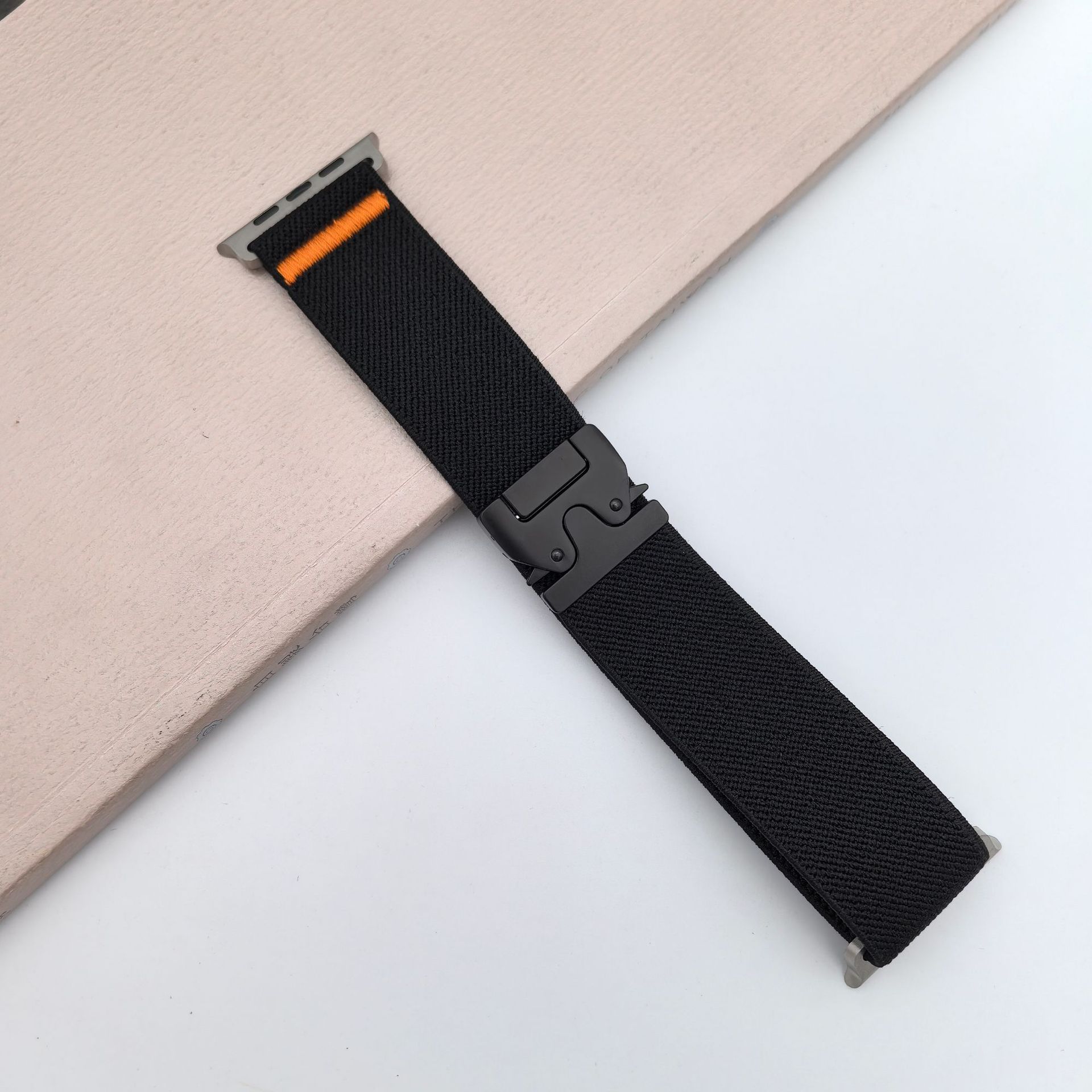 Nylon Strap for Apple Watch Ultra 2 Band 49mm 10 9 8 7 45mm 41mm 44mm 46mm 42mm Braided Elastic Bracelet for IWatch Series 6 SE