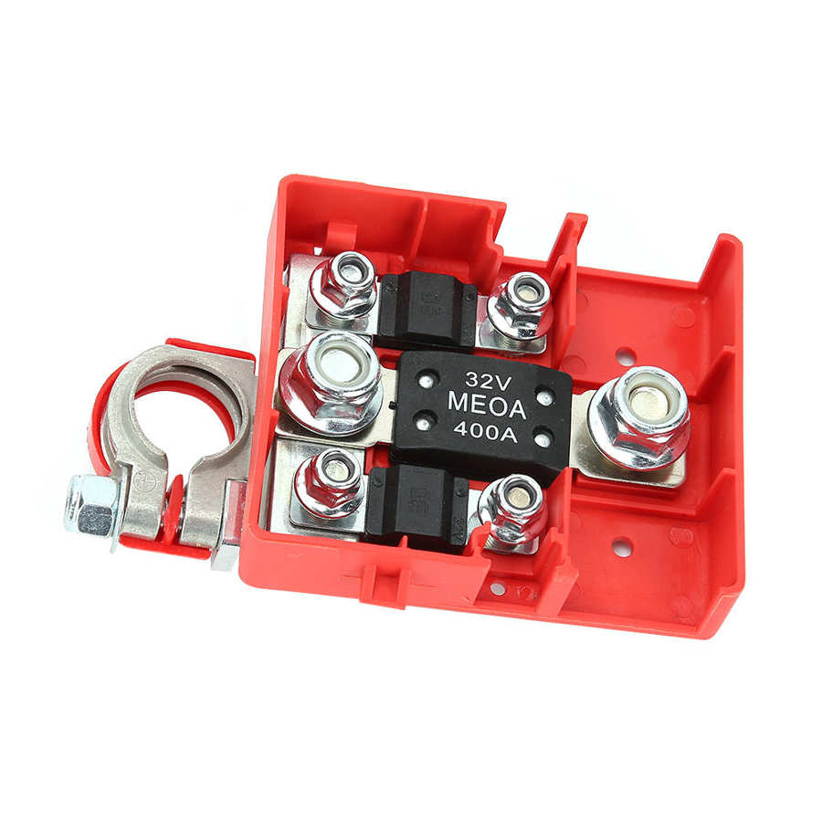 Car Battery Distribution Terminal Quick Release Pile Head Connector Car Accessories 32V 400A ABS + Metal