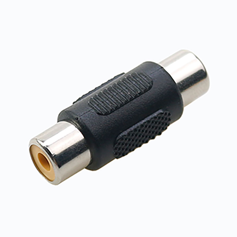 RCA Female to RCA Female Audio Video Cable Jack Plug Adapter Connector RCA to 2/3 RCA Jack Connector: PURPLE