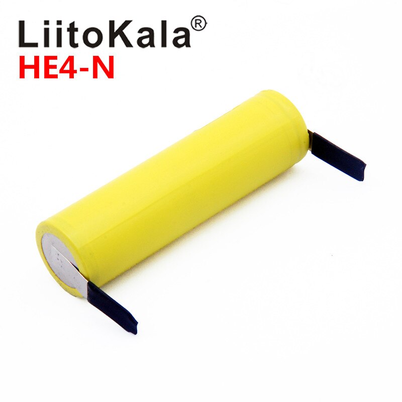 Liitokala 100% Originele 18650 He4 3.6V Batterij 2500 Mah 20A 35A Hoge Afvoer HE4 18650 Batterij Power Tools + diy Nikkel