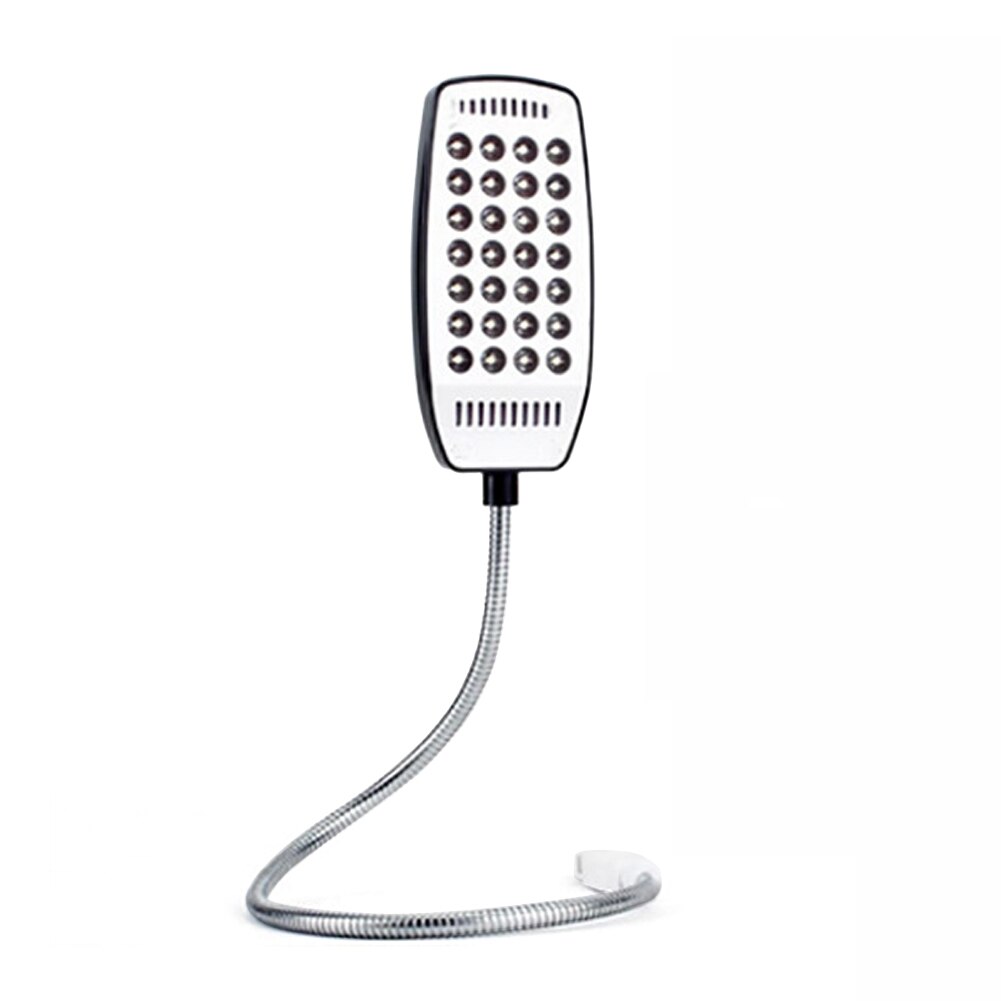 Double Pole LED Reading Light 4 LEDs Adjustable Goosenecks Clip On LED Lamp For Music Stand Book Reading And Piano Laptop Read: Style 3  black