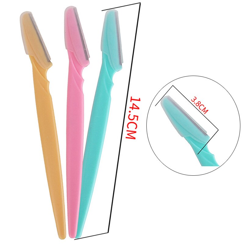 6 Stks/set Wenkbrauw Trimmer Facial Hair Remover Cutter Schaar Wenkbrauw Scheermes Scheerapparaat Shaper Wenkbrauw Tool Gezicht Make-Up