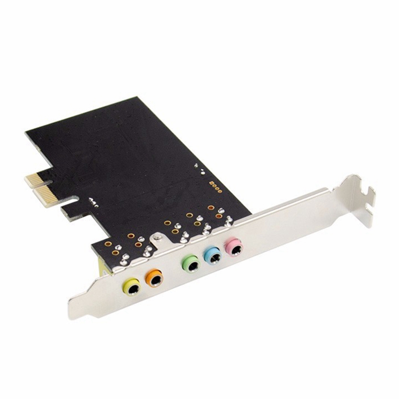 PCIe Sound Card PCI-E X1 CMI8738 Chip 64 Bit Sound Card Stereo 5.1 Channel Desktop Built-in Sound Card for PC