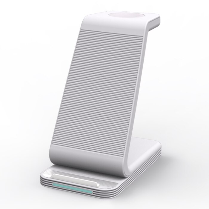 3 In 1 Draadloze Oplader Stand Voor Iphone 13 12 11 Xr 8 Apple Horloge Qi Snel Opladen Dock Station voor Airpods Pro Iwatch 7 6: D2-WT