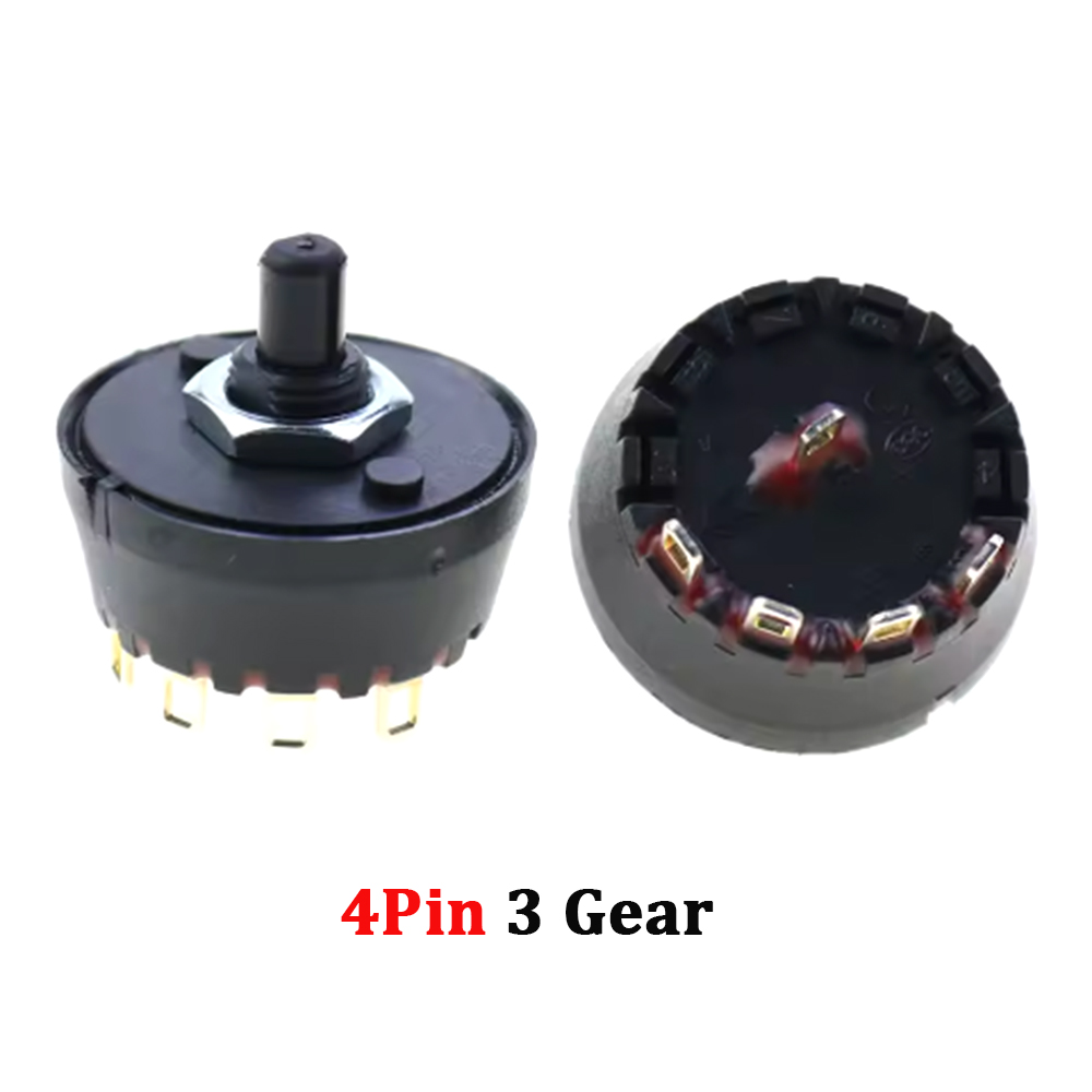 1 piece High Temperature Resistant Rotary Gear Switch 2 3 4 5 6 7 8 10 Pin Band Knob Switch Of Juicer Mixer: Blue