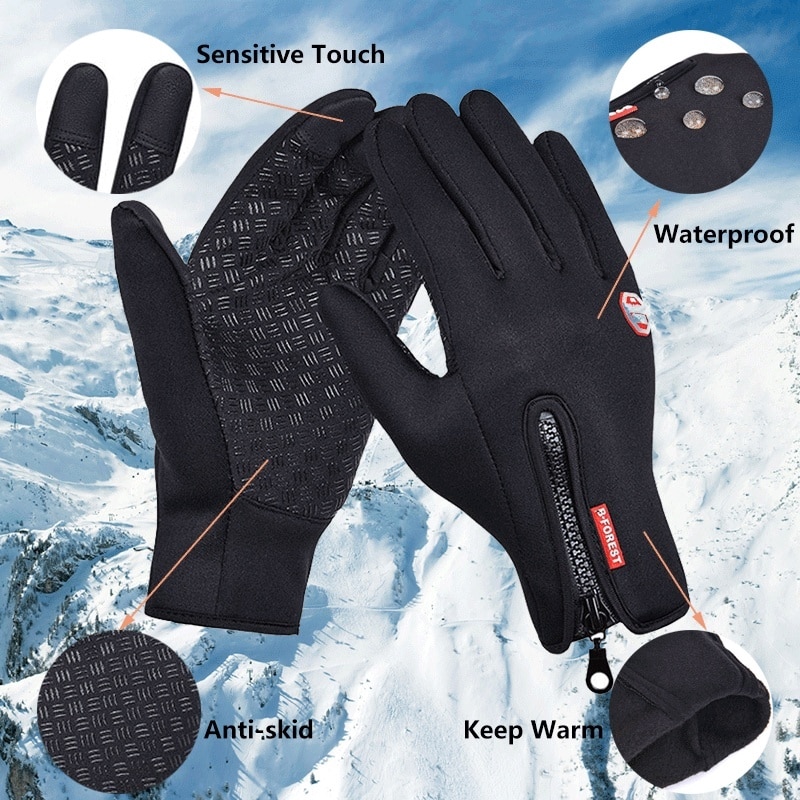 Gants Moto Hiver Homme et Femme