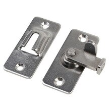 Right angle Door Lock Drawer Repair Replacement Tool Hasp Stainless Steel