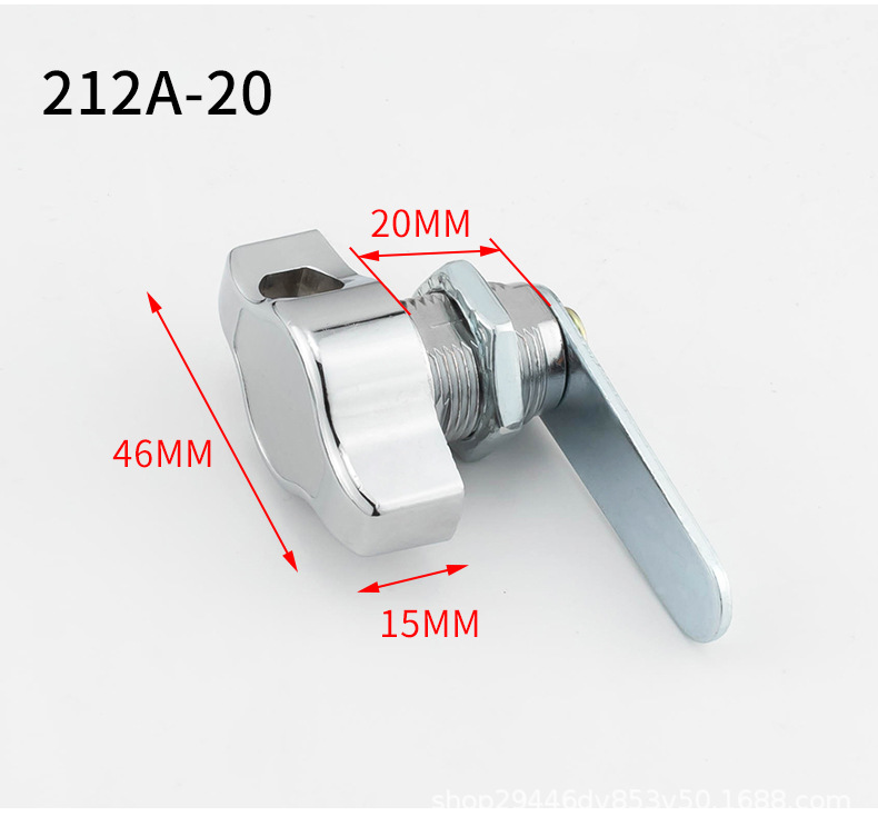 Eisen Akten schrank Möbel Büro Vorhänge schloss Schlafsaal Schrank tür Vorhänge schloss persönlich Schließfach mechanische Tür sperren16MM-30MM: Gold