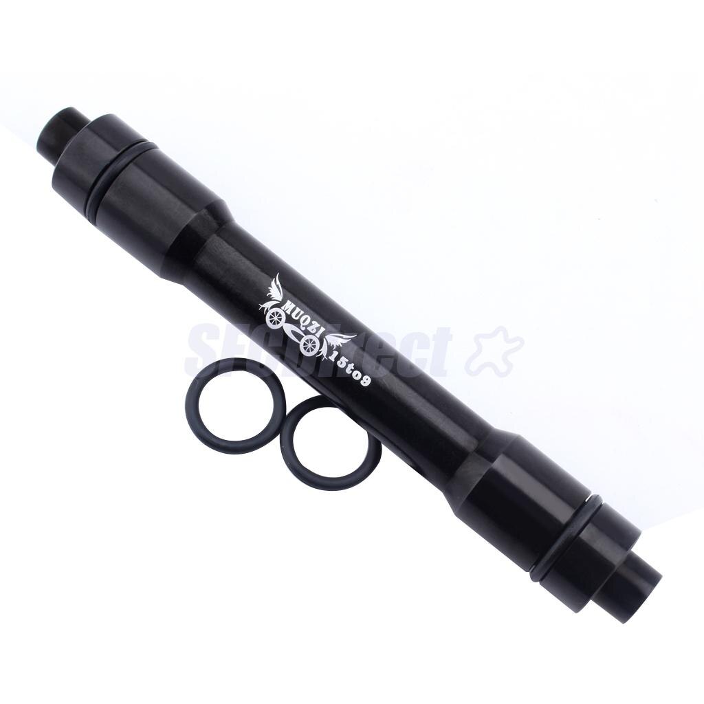 2Pcs Bicycle Front Wheel Thru Axle Adapter 15mm Adapter 9mm QR Skewers Bicycle Quick Release for MTB Mountain Bike Front Hub