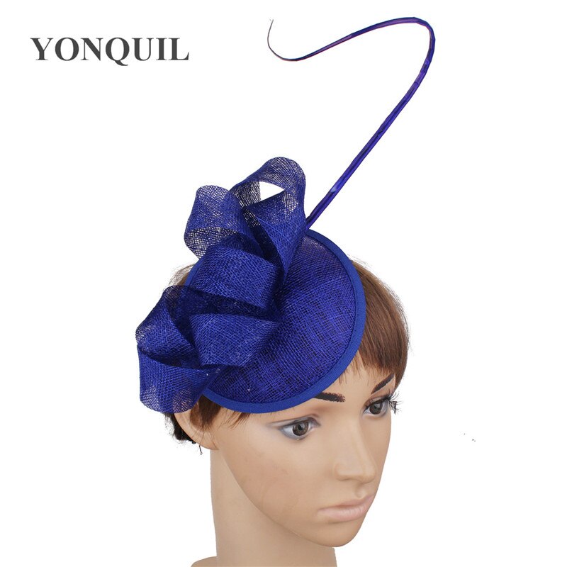 Magnifique mariée Mariage Chapeau Fascinator épingle à cheveux formelle Occasion Mariage casque pour dames fête Chapeau Chapeau bandeau: Bleu