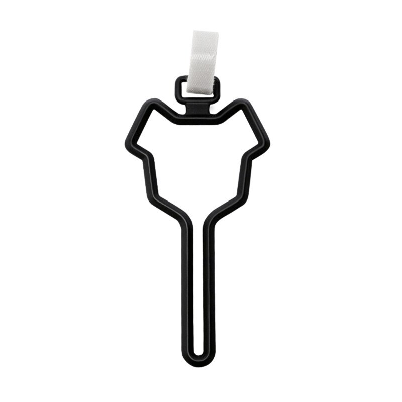 Correa para perros y mascotas, bolsa de gancho portátil de basura, Clip manos libres, soporte para Bolsa para popó de mascotas, suministros de herramientas de limpieza, 1 ud.: Black