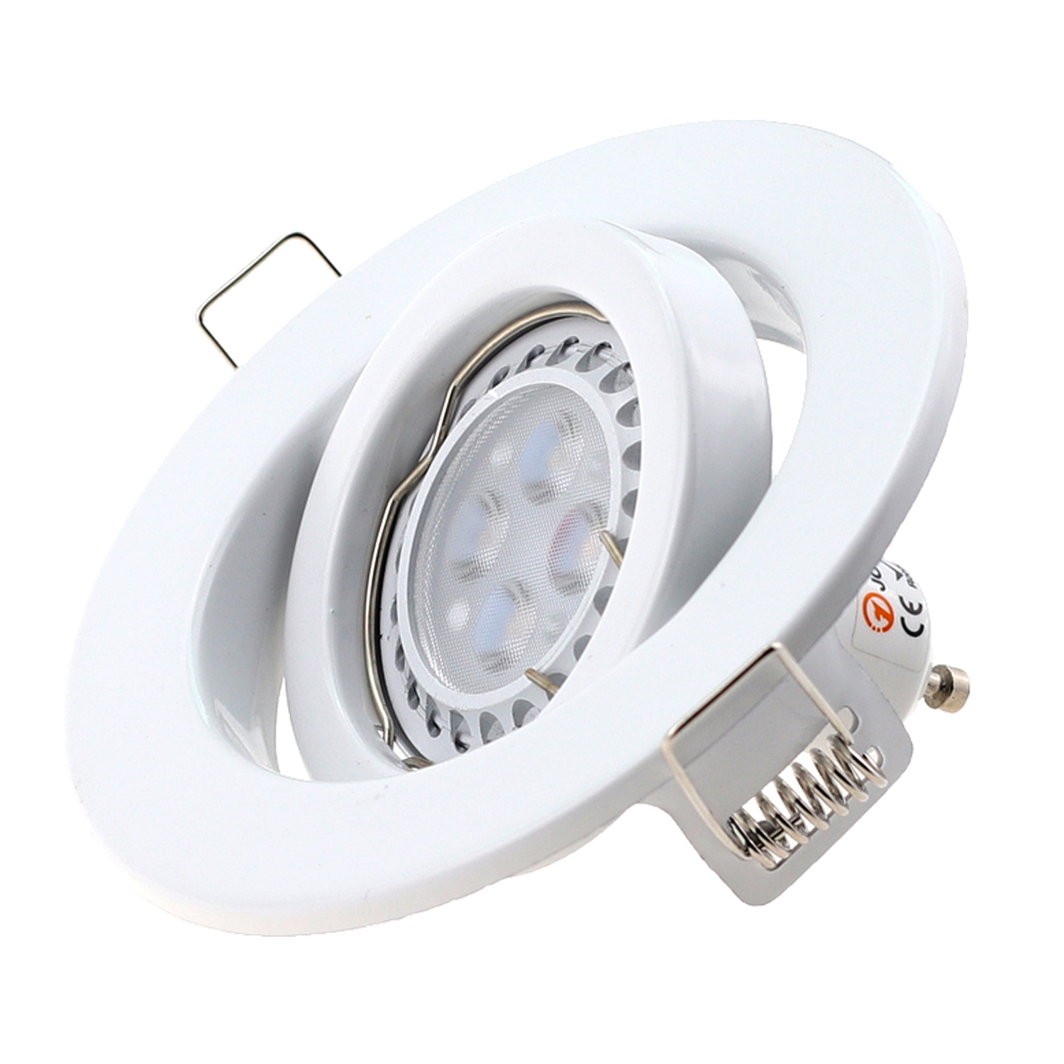 Spot led downlight justerbar hvid profil mini 6w gu10 pærer indbygget spotlight til hjemmet indendørs