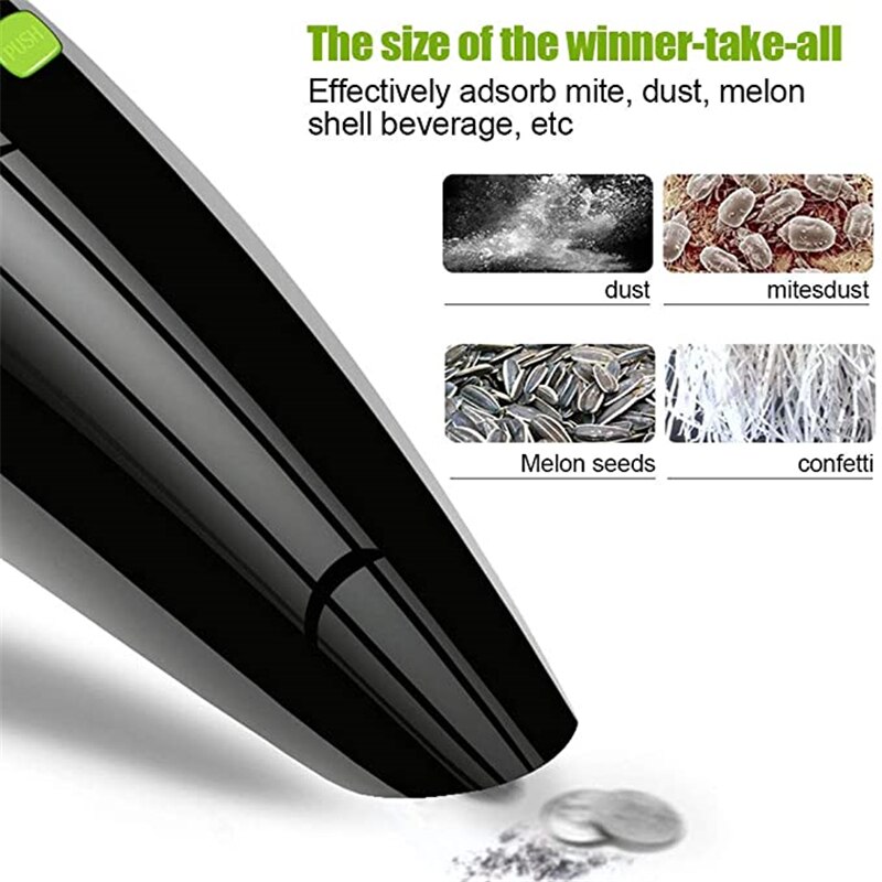 12V 120W Wireless Car Vacuum Cleaner Wet Dry Dual Use Cordless 6500PA Suction power Portable HandHeld For Home Car Use