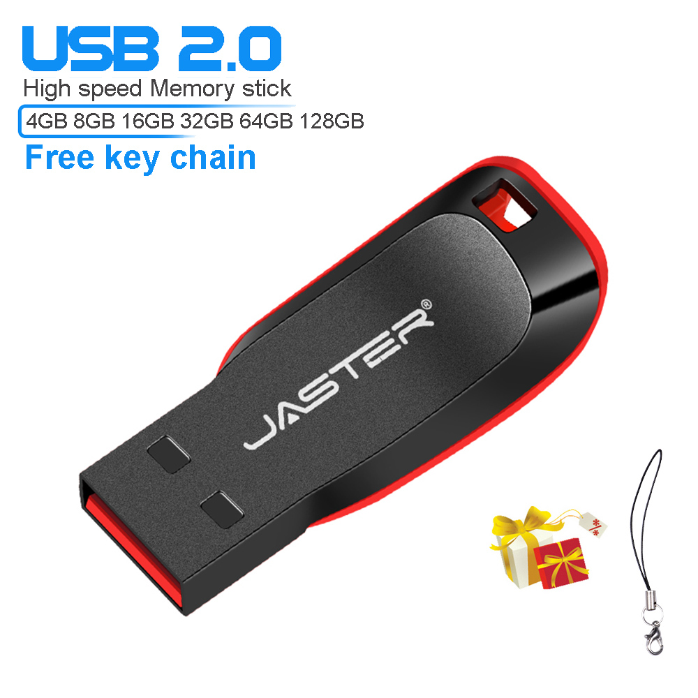 Mini zwarte usb-flashdrives, 128gb geheugensticks met hoge capaciteit, 64gb gratis sleutelhangers, 32gb snelle u-disks 16gb