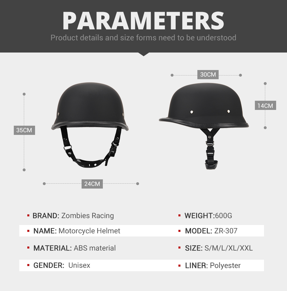 Motor halve helm Duits lederen vintage helm Casco Moto motorfiets open helm Biker Pilot DOT-certificering S-XXL