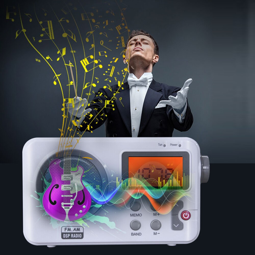 Portable Radio Dual Channels AM FM Audio Receiver ... – Grandado