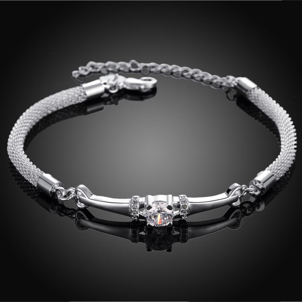 armbanden braclets women para las mujeres zircon stone transparent silver color estetica direct m Dahu Rico bracelets