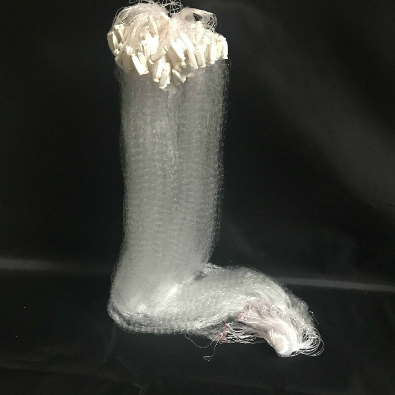 1pc fiskenet enkelt mesh nylon holdbart tilbehør float trap monofilament 60cm x 1m fiskenetværktøj
