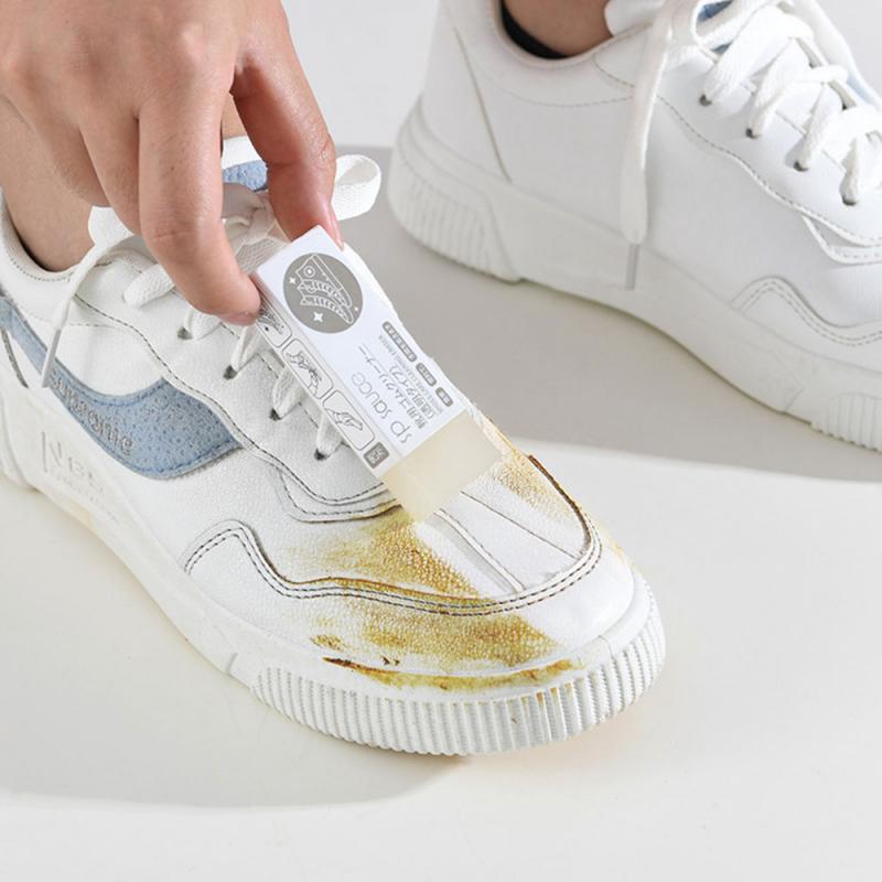 Schoenen Schoonmaak Gum Voor Suède Schoonmaken Tool Stof Lederen Laarzen Laarzen Care Care Cleaner Schoenen Laarzen Schoonmaken Zorg: white 1pc