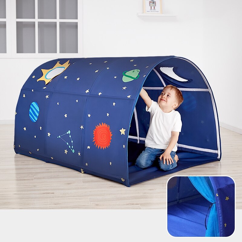 Child Playhouse Toy Tent Folding Small House Room Portable Play Tent Bed Decoration Crawling Tunnel Toy Pool for Kids