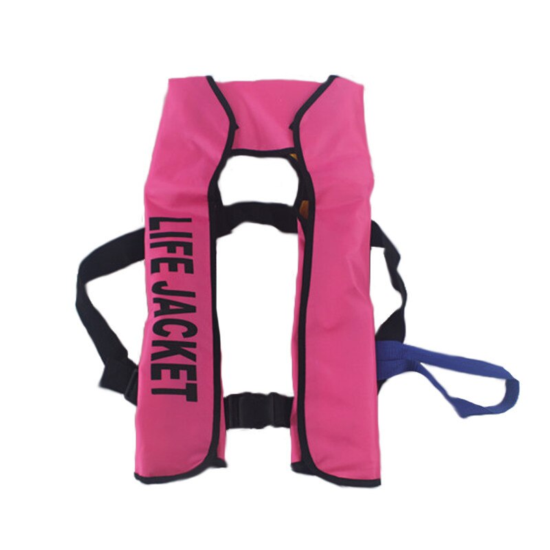 Automatische Opblaasbare Reddingsvest Badmode Jas Vissen Vest Kajakken Varen Rescue Jacket Professionele Zwemmen Life Vest: Roze